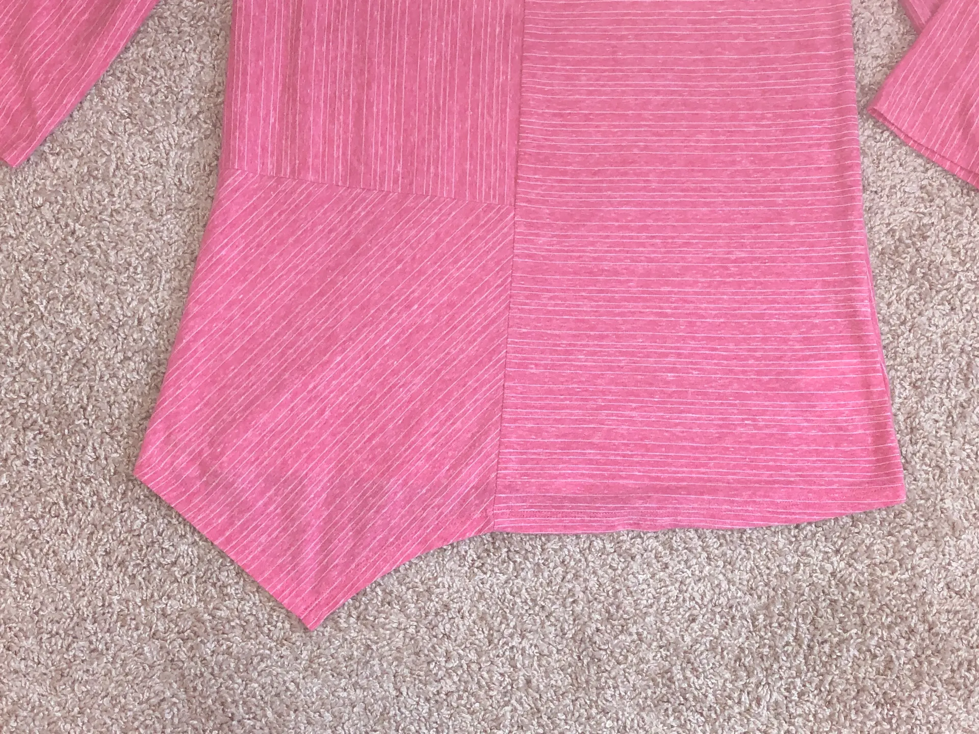 Mauve striped Tunic / Knit Top  So Cute! - Image 7