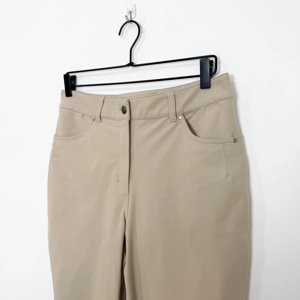 Lululemon City Sleek 5 Pocket 7/8 Pant in Trench Tan Size 10 - Image 5