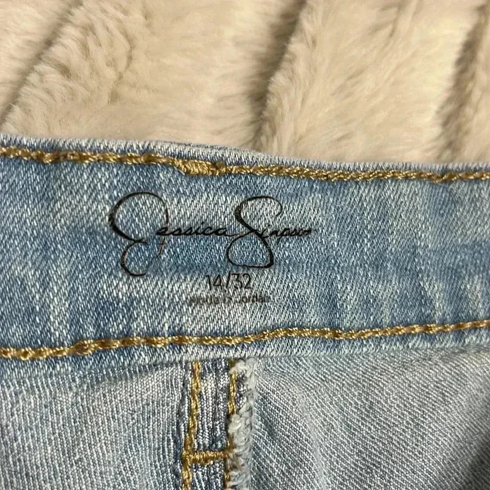 💛 Jessica Simpson Denim Blue Shorts - Image 3