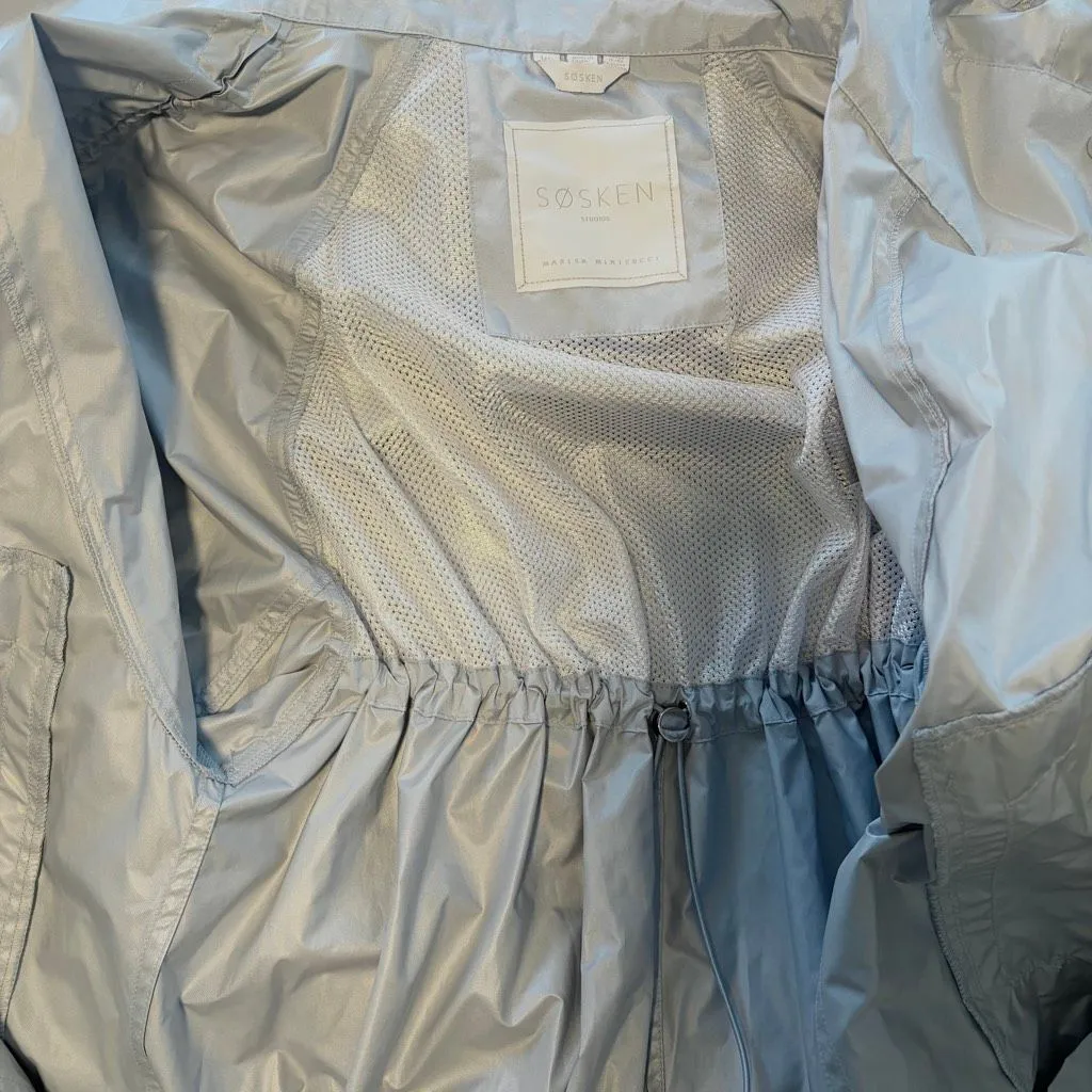 Sosken Hara Rain Jacket Pale Blue 1/2 Size M - Image 7