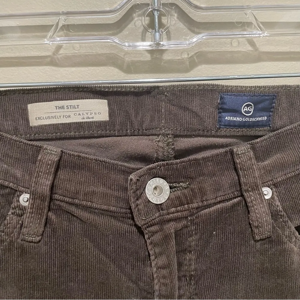 AG Adriano Goldschmied For Calypso The Stilt Corduroy Pants Size 27 - Image 11