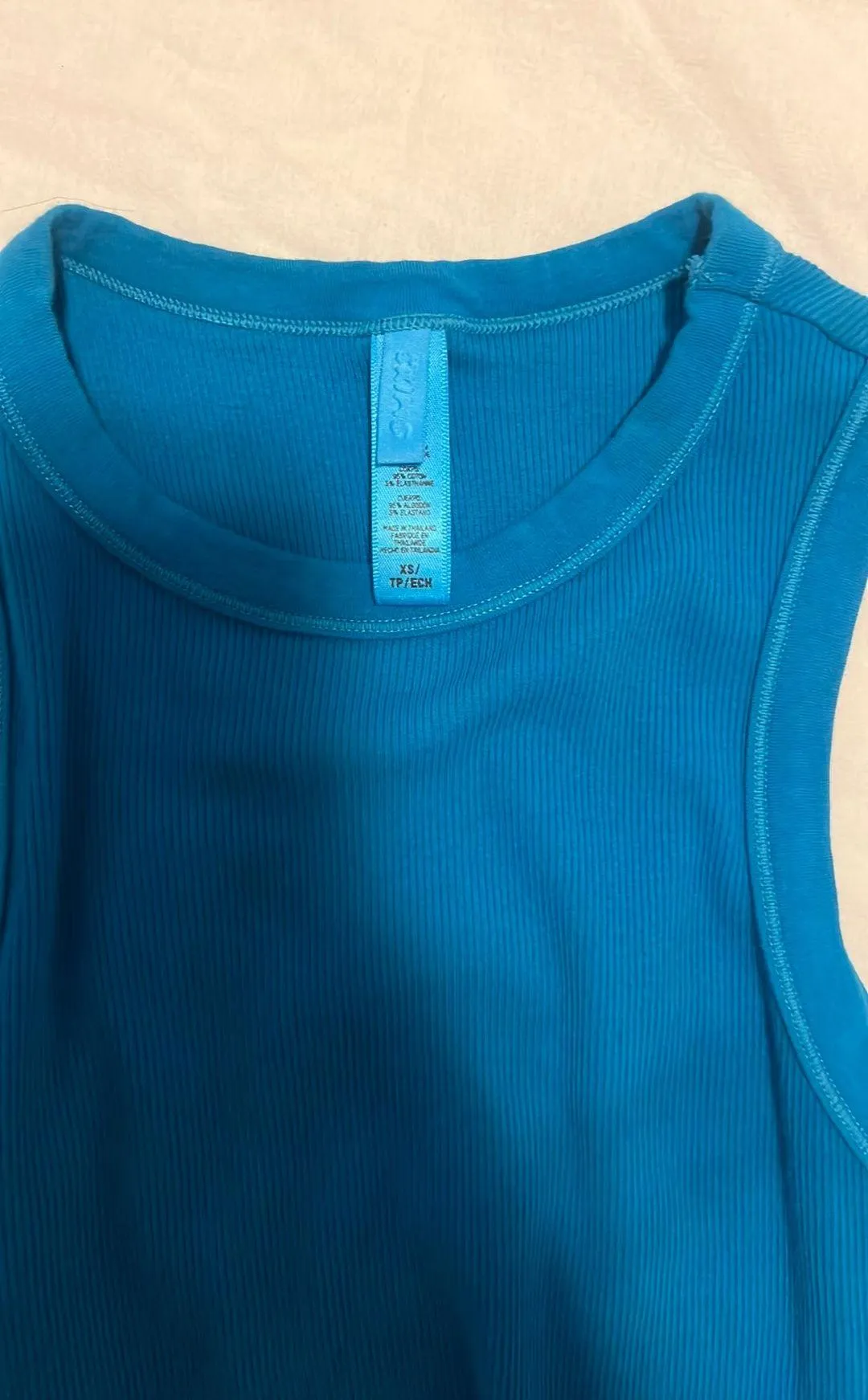 Cotton Rib Tank Dress Mykonos - Image 5