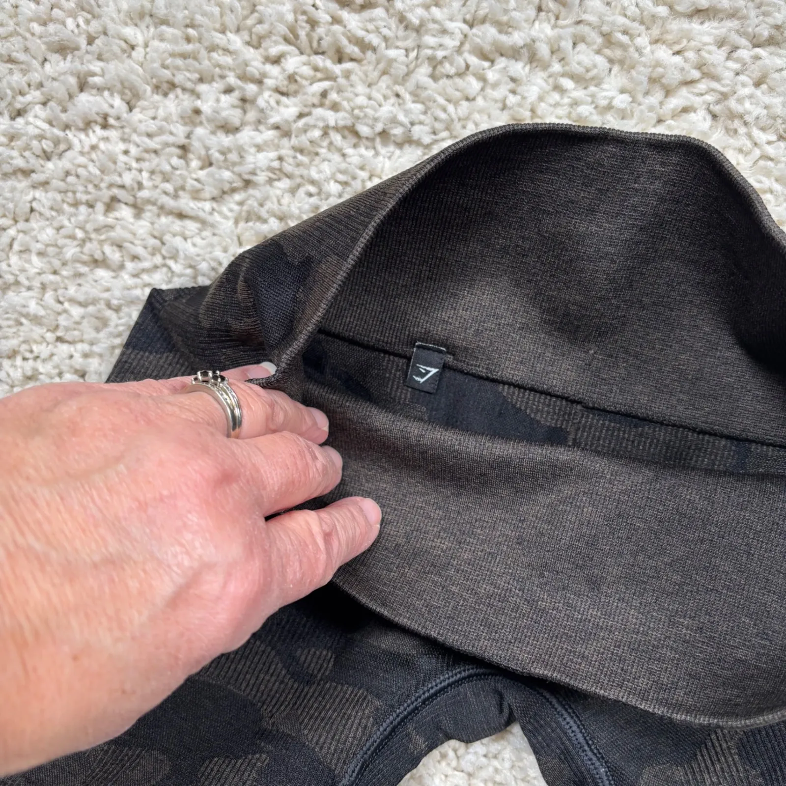 Gymshark Camo Seamless Workout Shorts Womens Small - Image 5