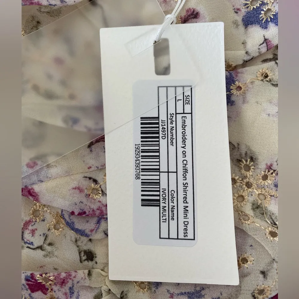 Endless Rose Floral Ruched Mini Dress Size M - Image 10