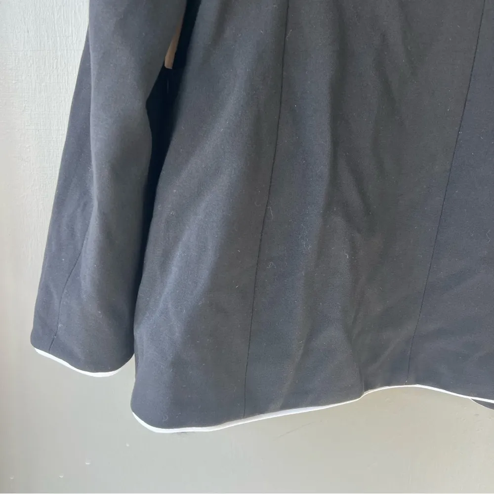 Halogen  Piped Trim Collarless Blazer - Image 10