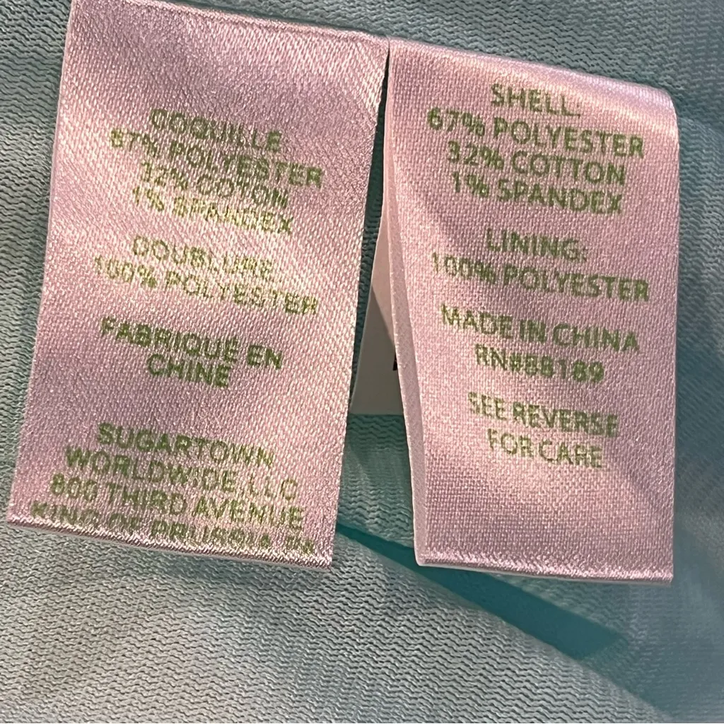 Lilly Pulitzer Mint Green Eden shift Dress xl poolside blue beach walk print - Image 3