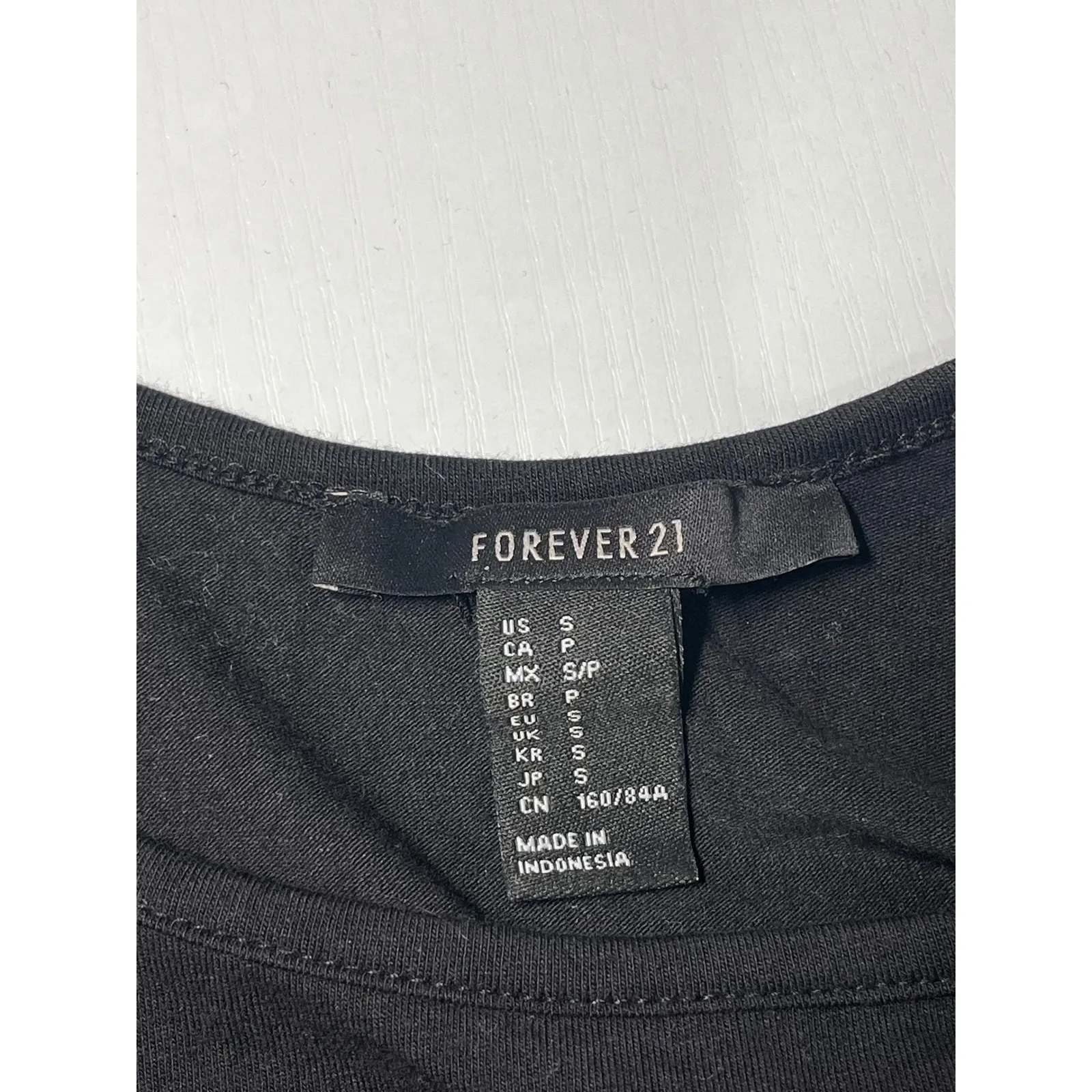 Forever 21 Black Spaghetti Strap Mesh Overlay Midi Dress Size Small - Image 5