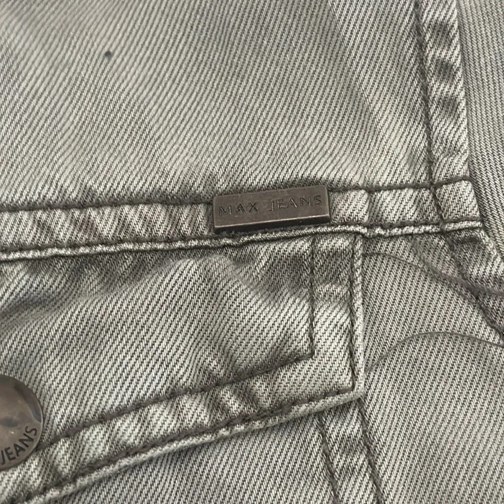 Max Jeans Tencel Military Utility Jacket Olive Green Size medium - Image 5