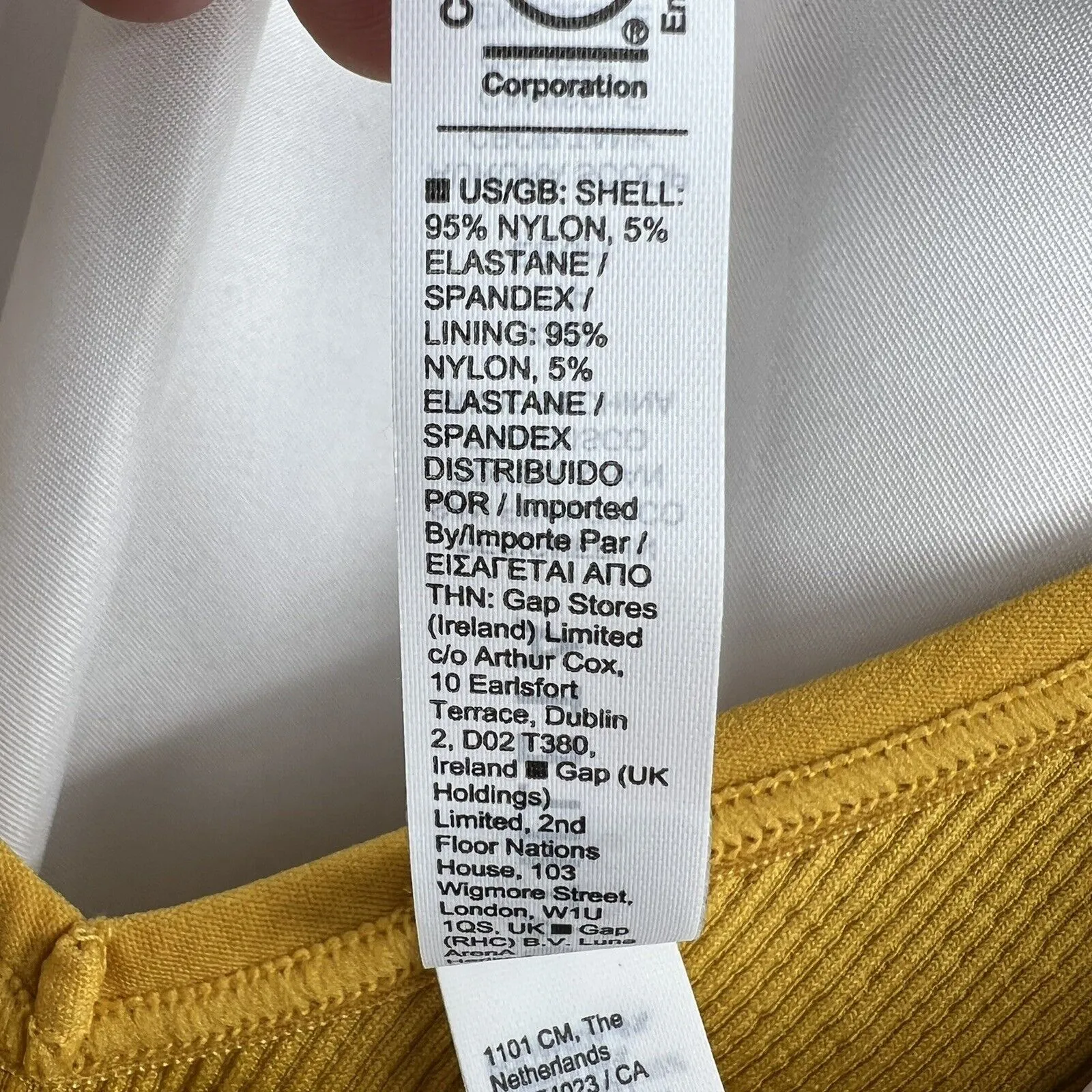 Athleta Alicia Keys Aurora Cropped‎ Tank Yellow XXS New - Image 3