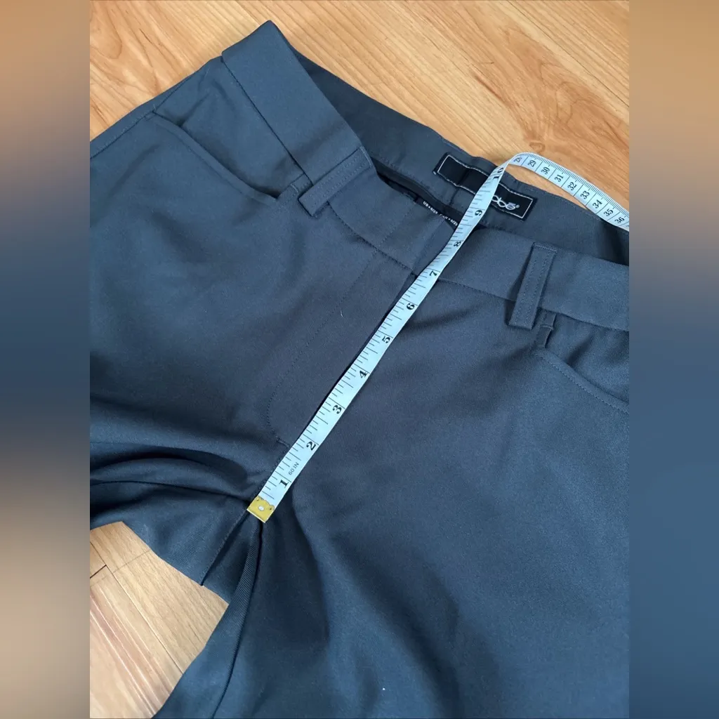 Odbe Pants Womens Black Dress Flare Straight Leg Office Career Polyester 6/29 - Image 6