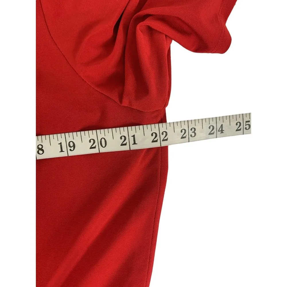 Jones Studio Women's Rose Red Evening Dress - Image 5