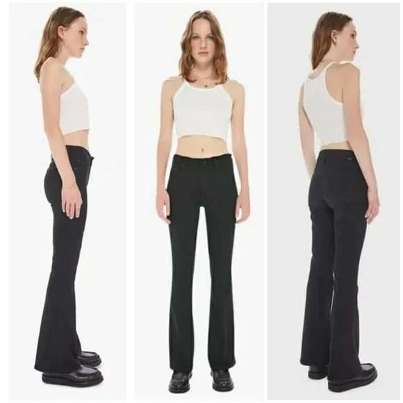 💕MOTHER💕 The Weekender Jeans ~ Not Guilty Black 33 Flare Leg - Image 2