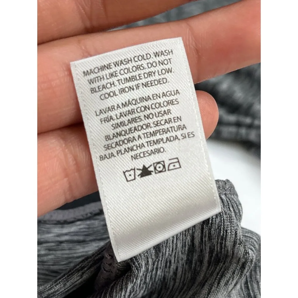 Danskin SKU 7683 Womens Heathered Gray Long Sleeve Top Size S - Image 11