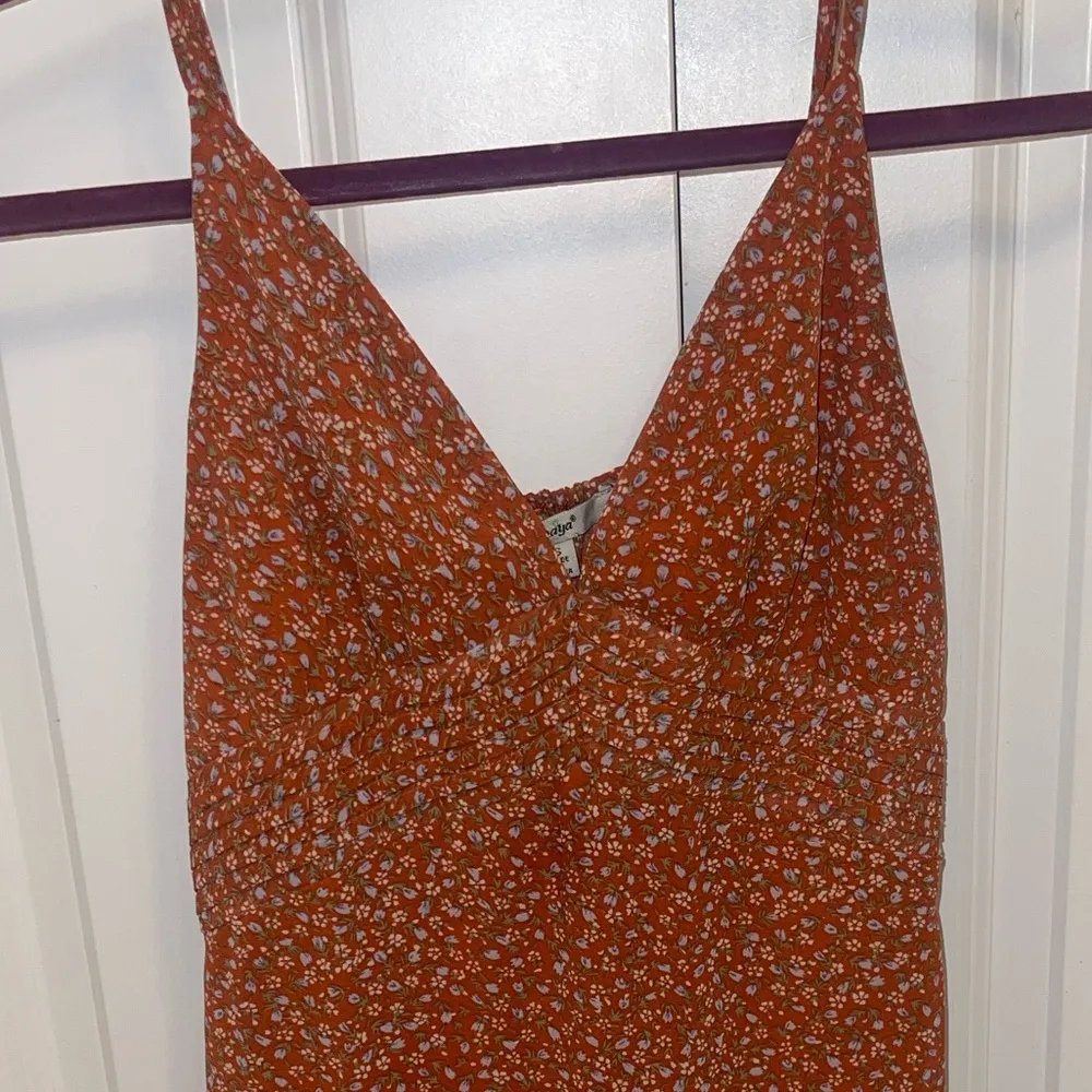 Orange flower romper - Image 2