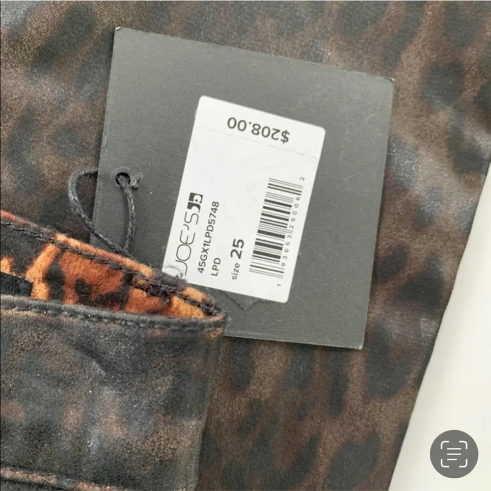 JOE’S Jeans The Charlie High Rise Coated Faux Leather Skinny Ankle Jeans 25 NWT - Image 8