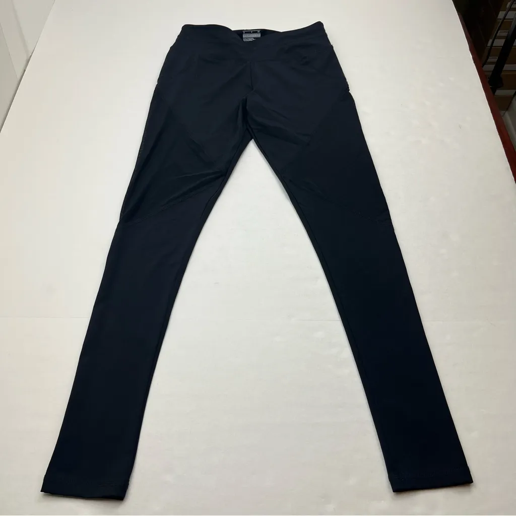 Varley Bicknell Mesh Compression Leggings Womens Size‎ Small Black Athletic Yoga - Image 2