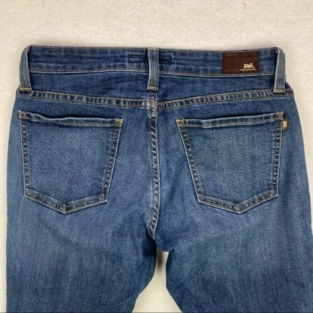 Parker Jeans Womens Size 7 Stretch Mid Rise Distressed‎ Medium Wash Denim Skinny Blue - Image 7