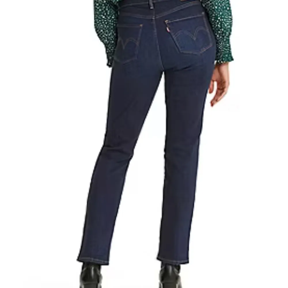 NWT Levi's Womens Mid Rise Classic Straight Jean 14 medium w32 L30 Cobalt Haze - Image 2