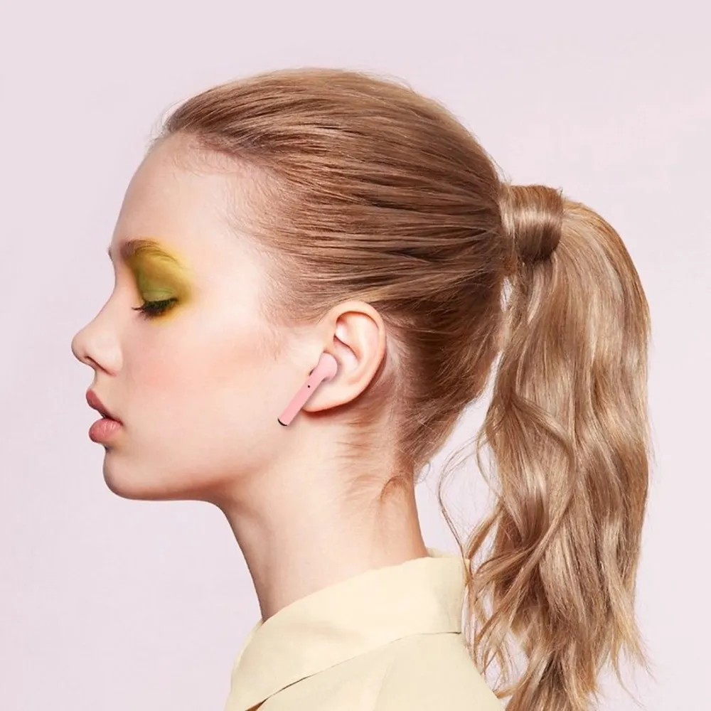 NWT Wireless Earphones Bluetooth 5.0 Stereo yellow - Image 7