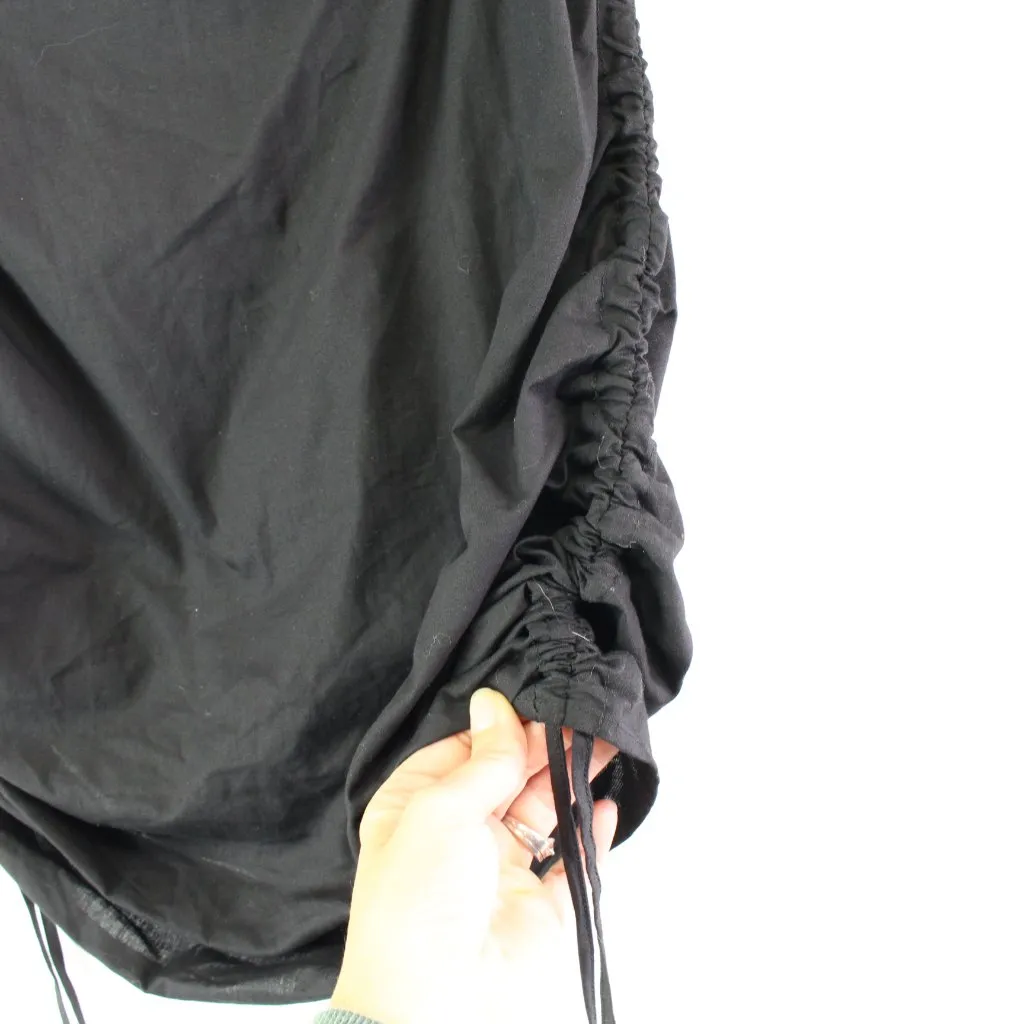 Lulus  Got‎ it Like That Drawstring Ruched Mini Skirt Black Size S - Image 3