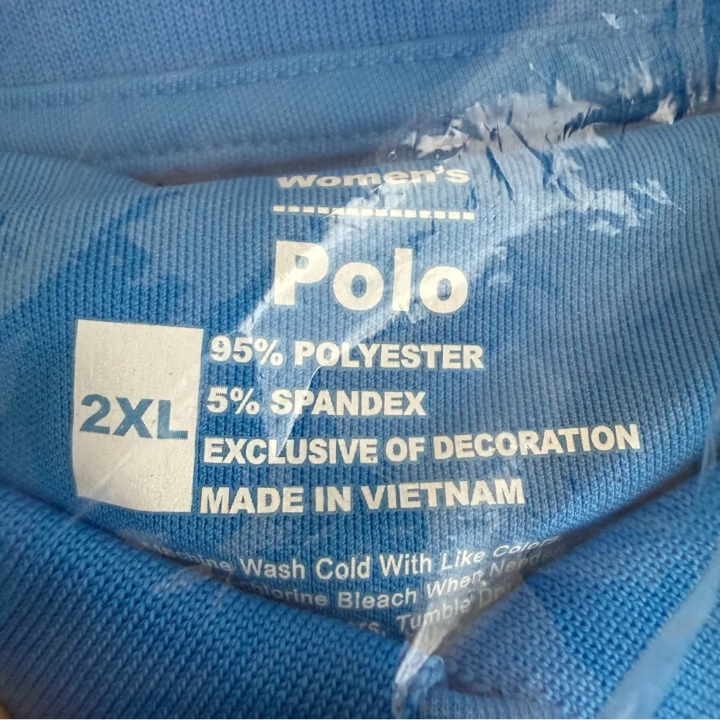 Walmart associate blue polo size 2XL - Image 4