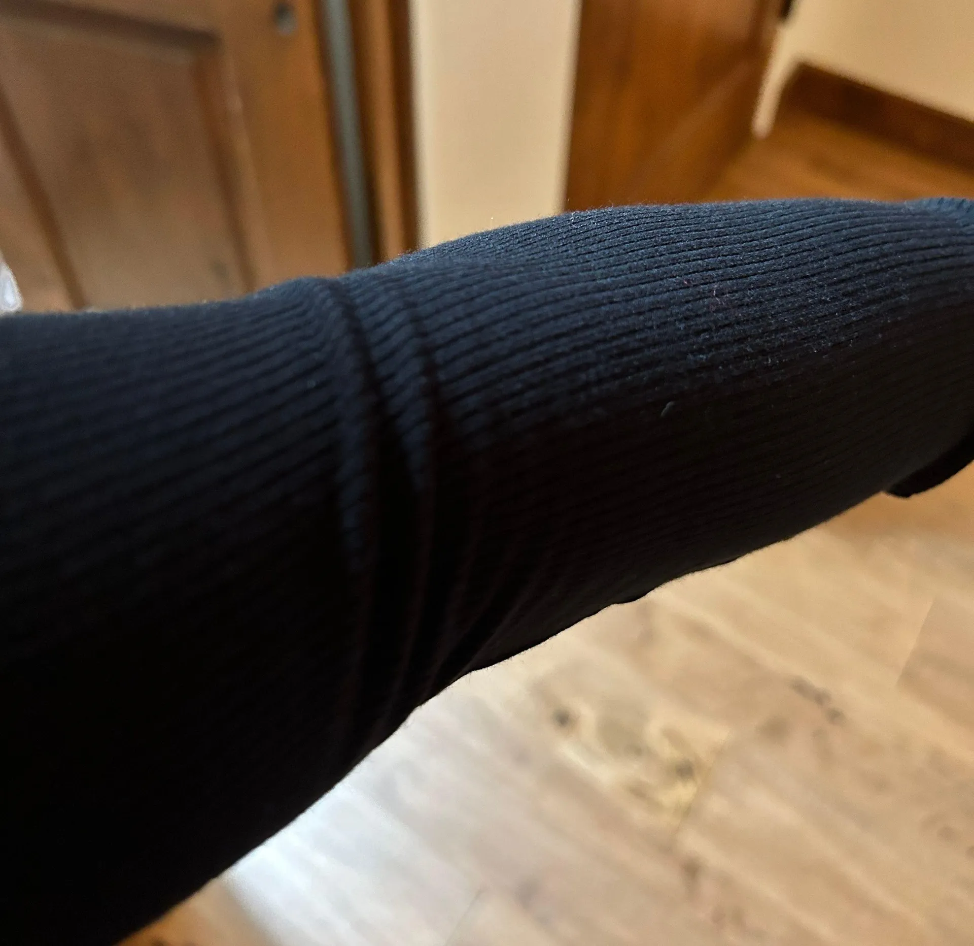 Black Bodycon Long Sleeve Dress - Image 5