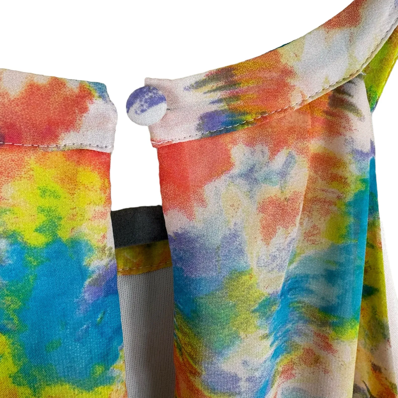 BCBGeneration‎ NWT Halter Handkerchief Hem Dress Medium - Image 8