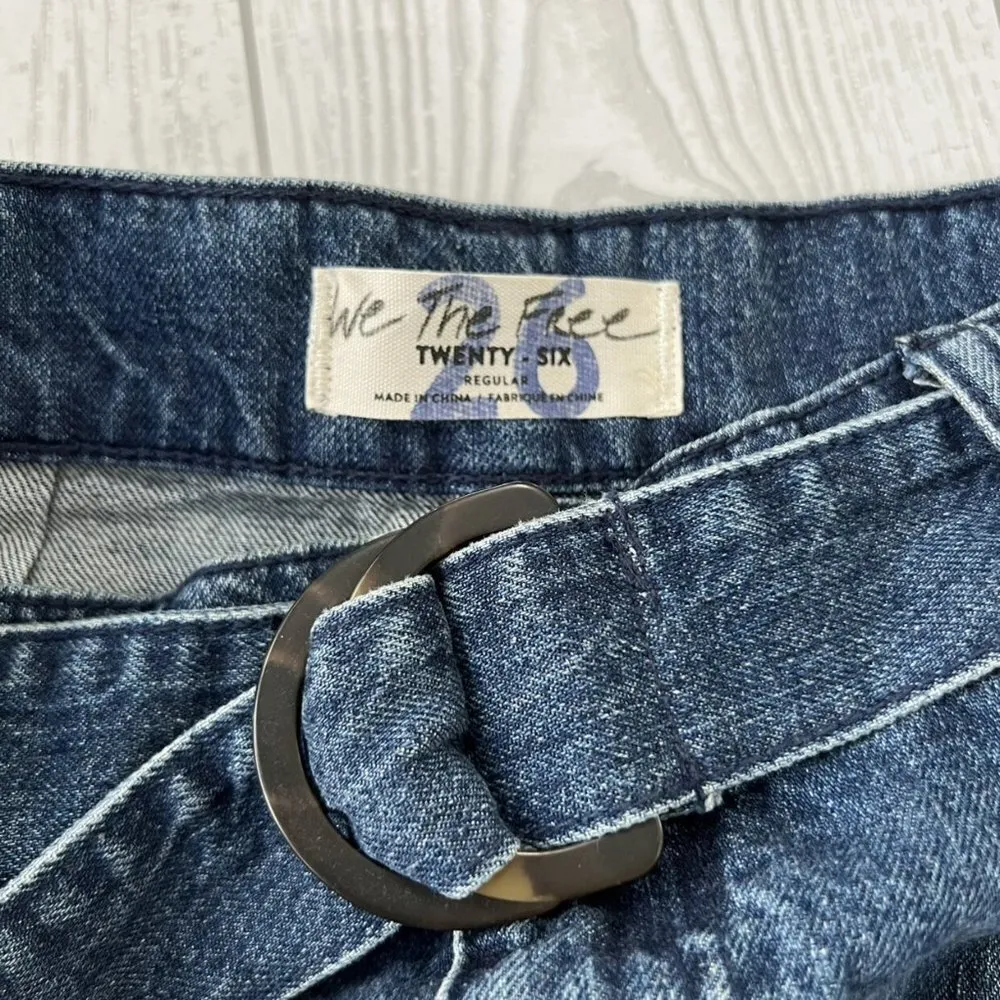 Free People Jade Belted Denim Skirt - Image 6