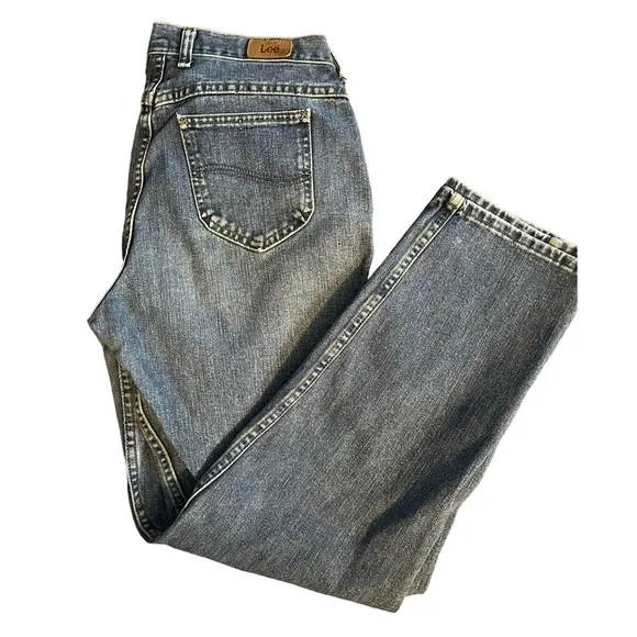 Lee Mom Jeans High Waist Vintage Made in Mexico Women's Size 10M Grunge 90's - Image 2