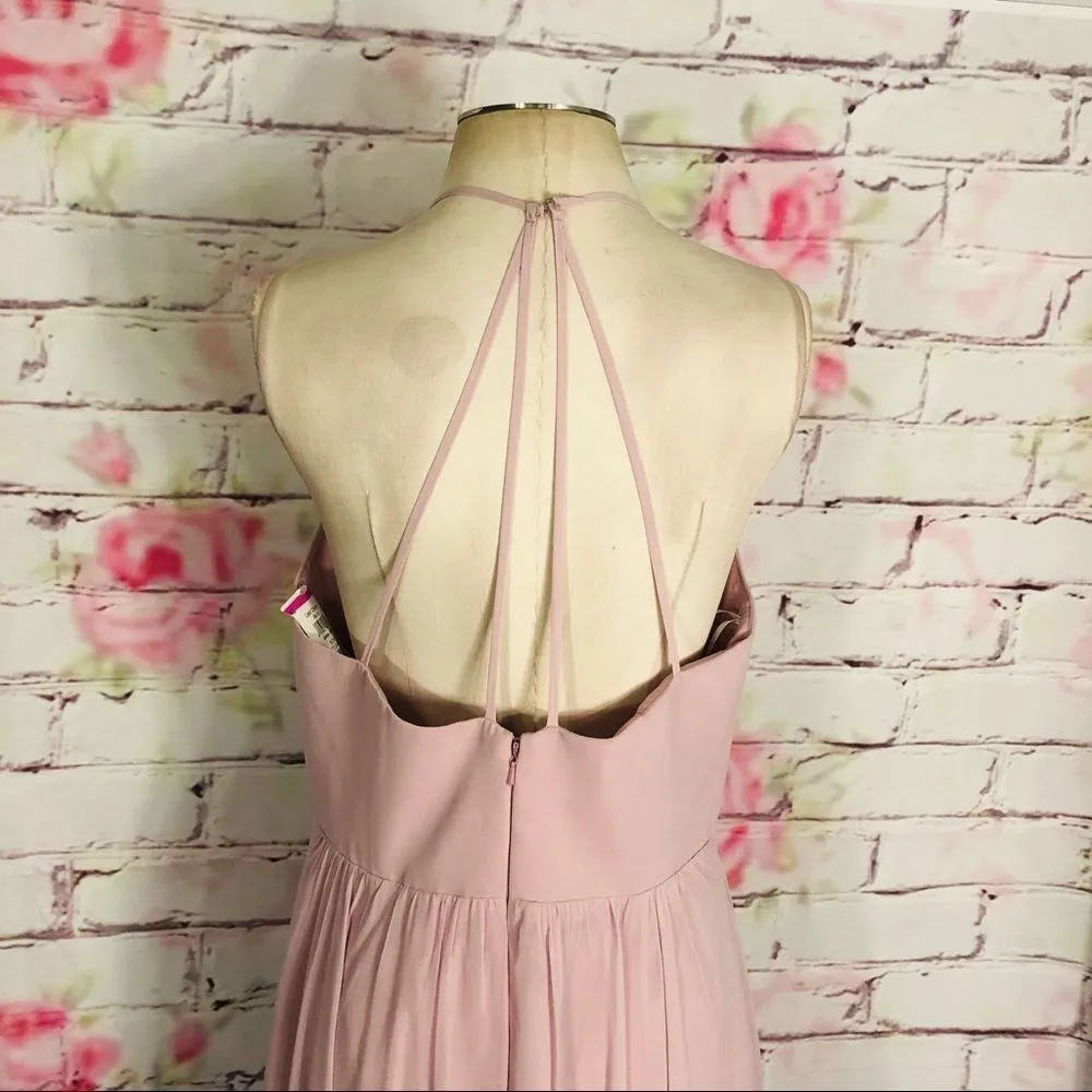 Jenny Yoo bridesmaid dress style jy534 suede rose - Image 7