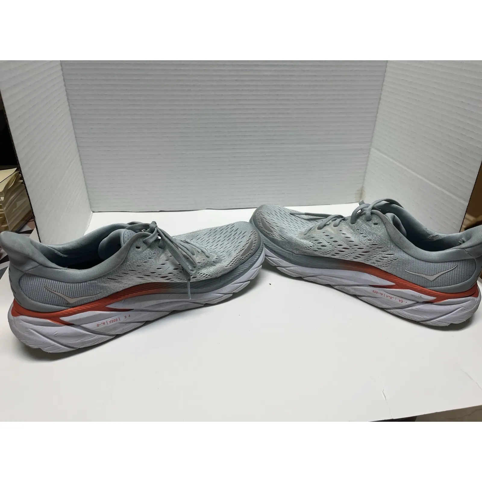 Hoka Clifton 8 Blue White Running Shoes Sneakers 1119394 BFPA Women's Size 8.5B - Image 9