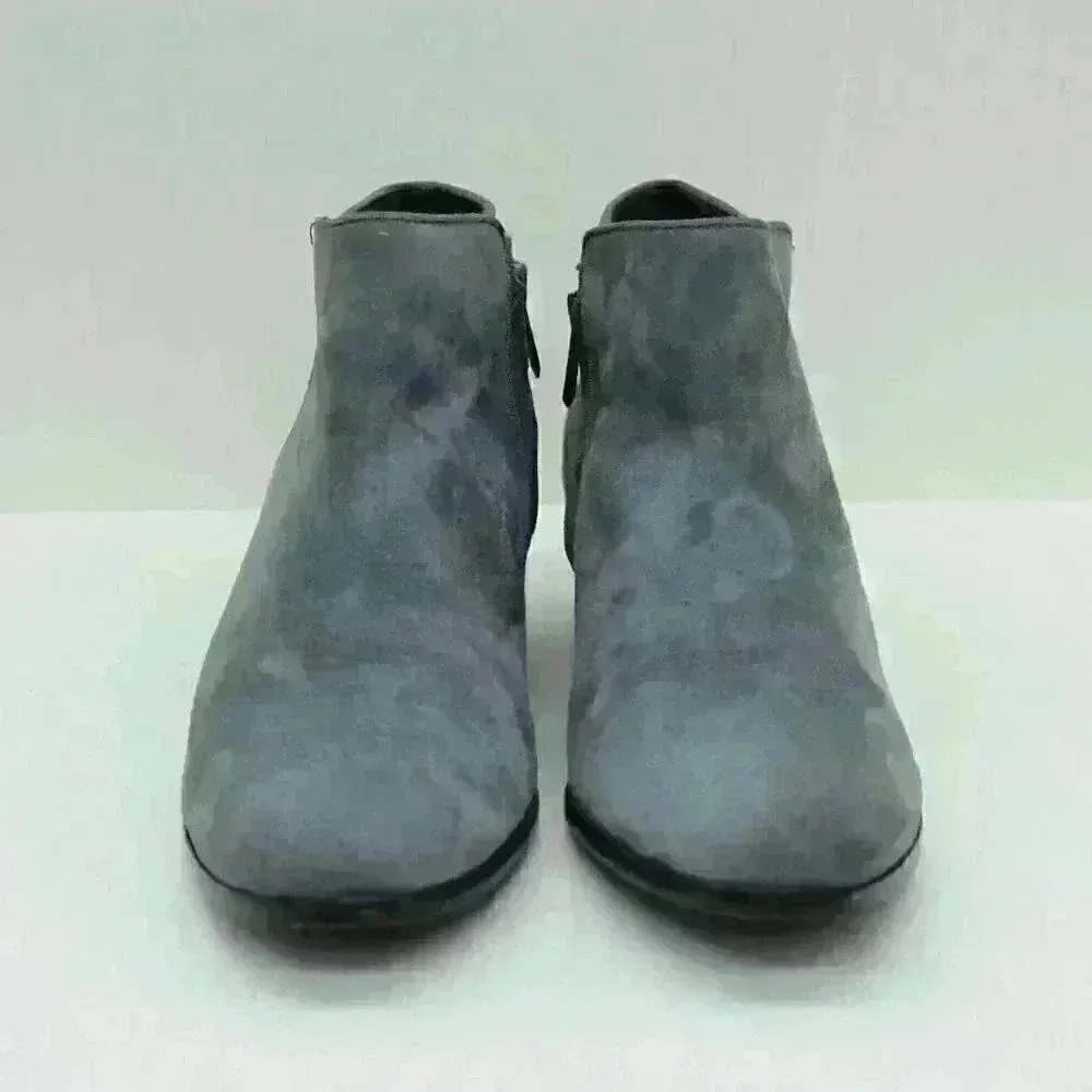 Sam Edelman Petty Women's Grey Suede Leather Ankle Boots Sze US 10 - Image 5
