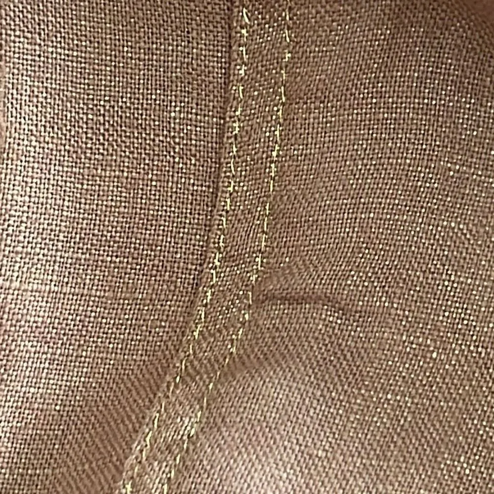 Trousers Etc. Fashion Jacket/Blazer. Size 4. Terracotta w/gold shimmer.‎ Ruffles Gold - Image 8