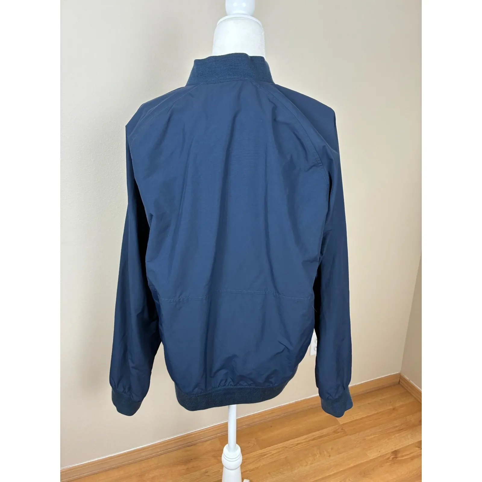 L.L.Bean L.L.‎ Bean Men's Fleece Lined Windbreaker/Bomber Style Jacket Size Large - Image 2