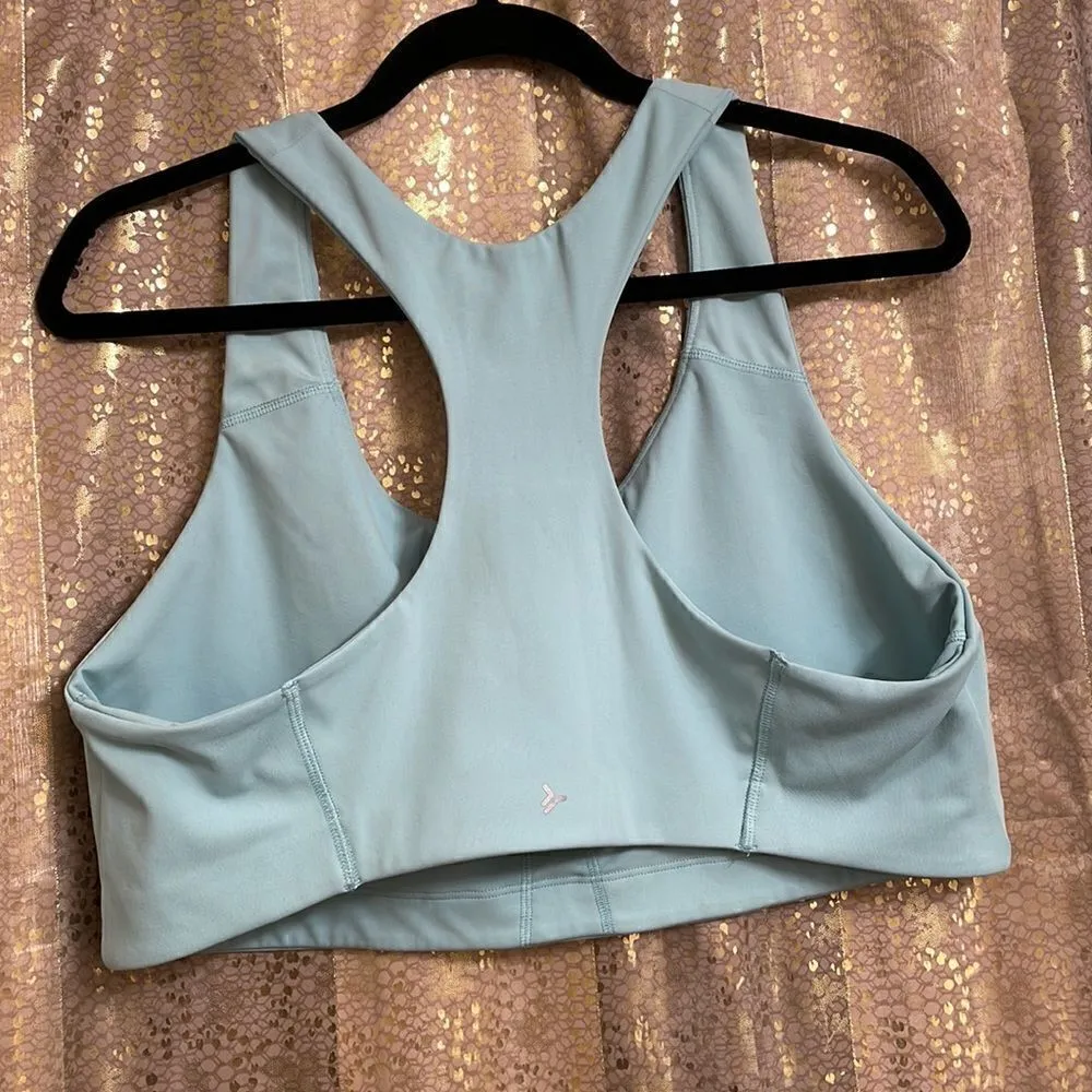 Old Navy active go dry power soft mint green/blue sports bra, size XXL - Image 2