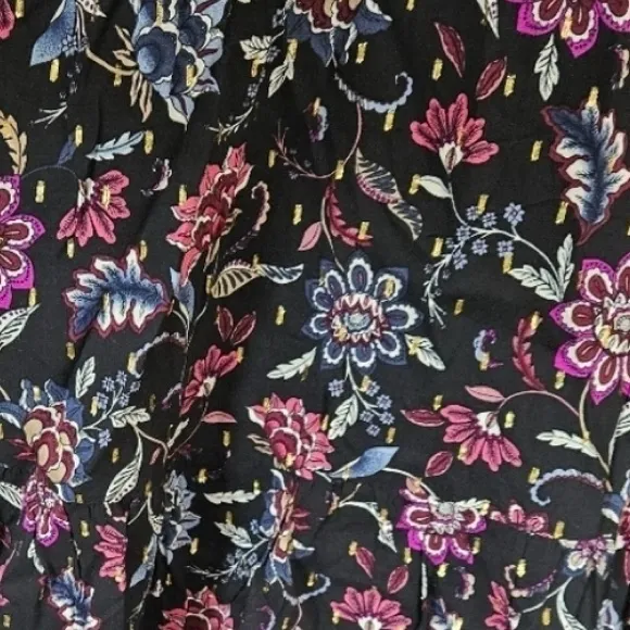 Lane Bryant Bubble-Sleeve Tie-Neck Tiered Midi Dress 20 - Image 11