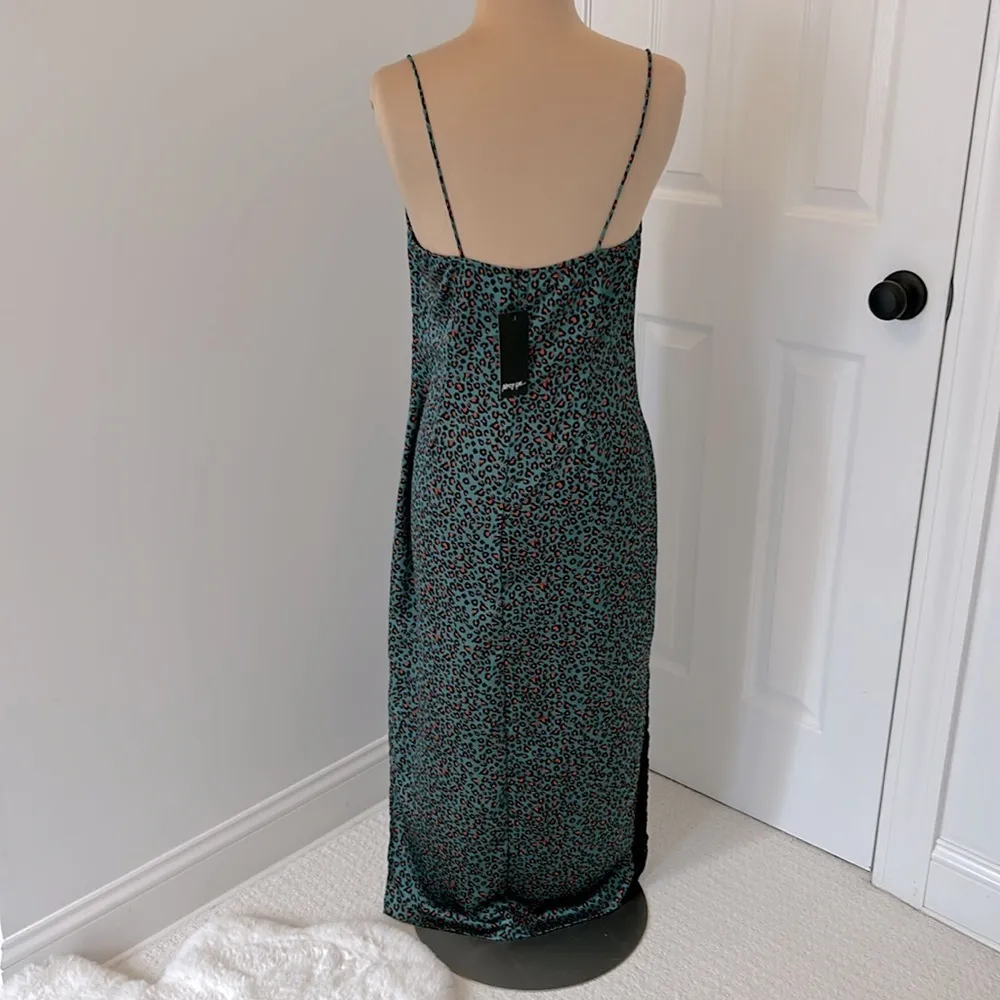 Nasty Gal Act Wild Slit Midi Dress - Image 3