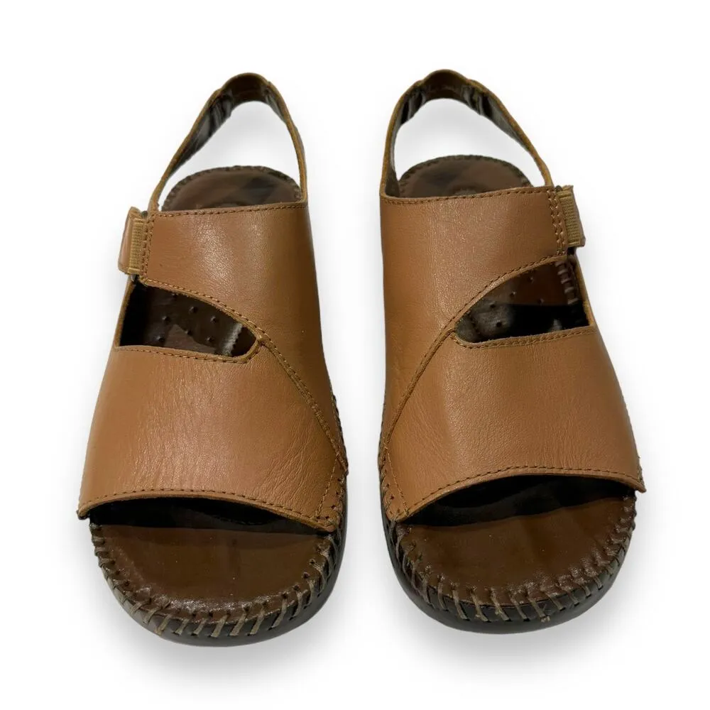 Dr. Scholls Nina Sandals Tan Side Strap Cut Out 7.5M Size 7.5 - Image 2