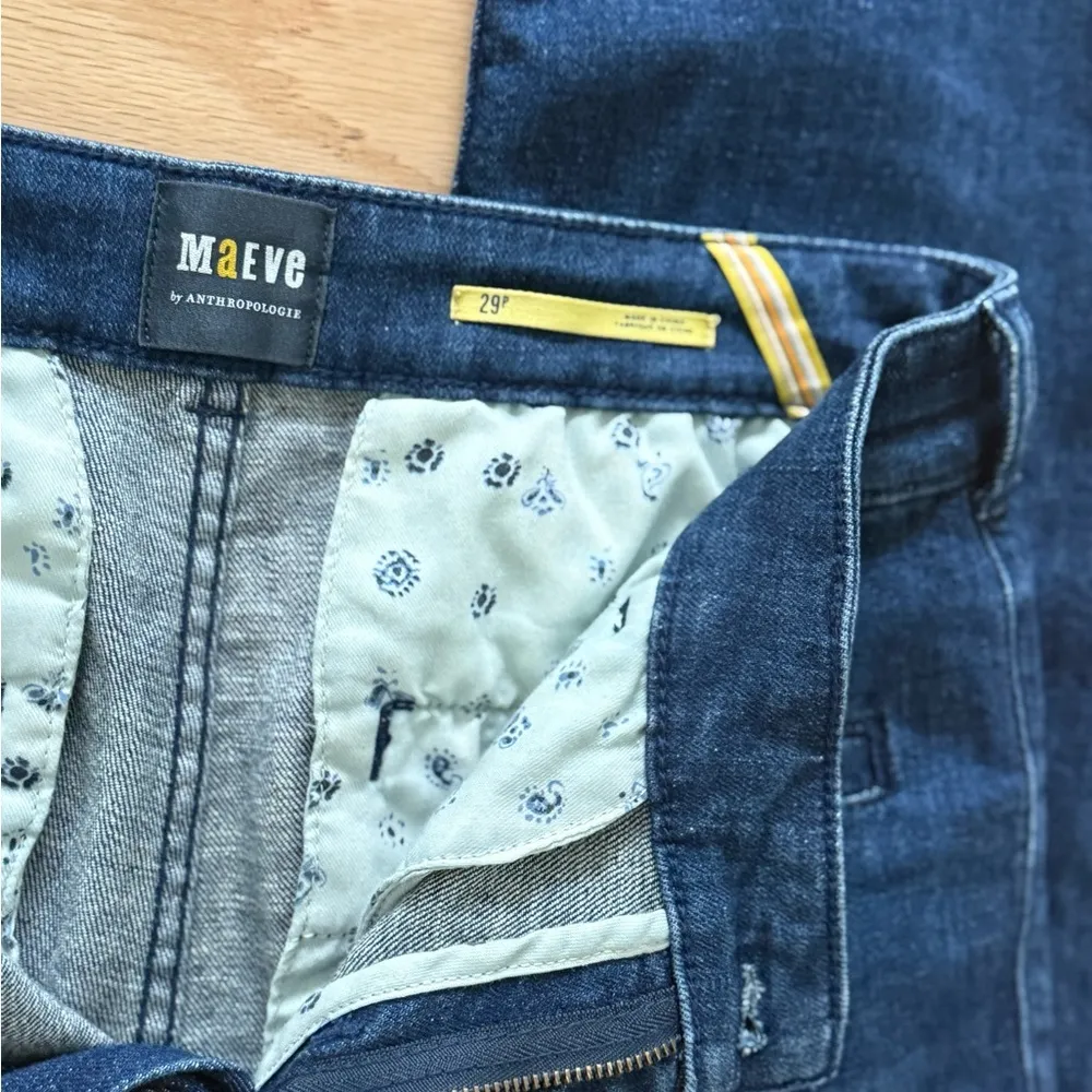 Maeve by Anthropologie Essential High Waist Straight Leg Slim Jean
Maeve 29P - Image 6