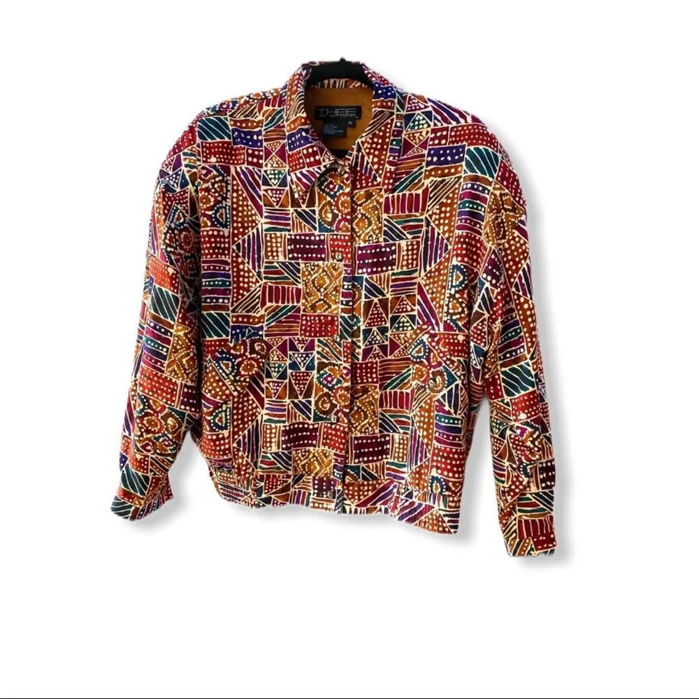 Vintage THEE New York Milan Silk Jacket‎ Pink Size M - Image 7