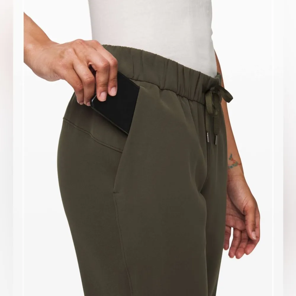 Lululemon Athletica On The Fly Jogger Dark Olive 4 - Image 2