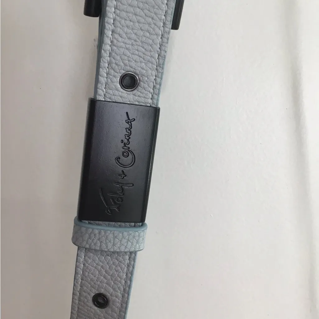 Foley And Corinna Dione Bag Blue Vegan Leather Crossbody Shoulder Bag Gray - Image 3