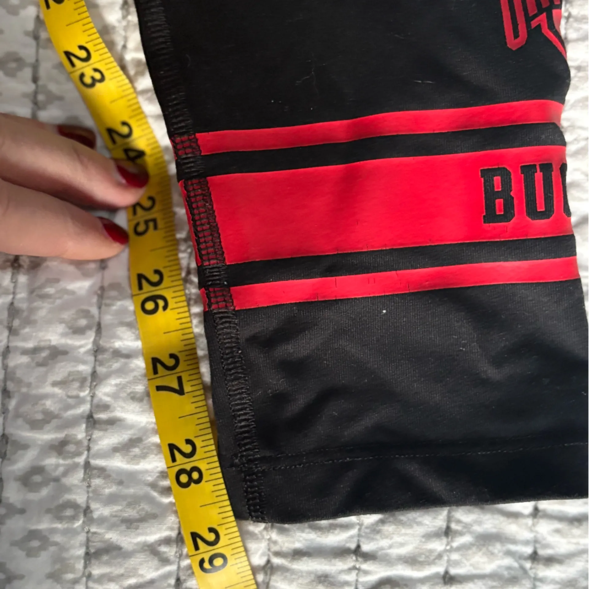 Victoria’s Secret Pink OSU Black Leggings Size Medium EUC - Image 7