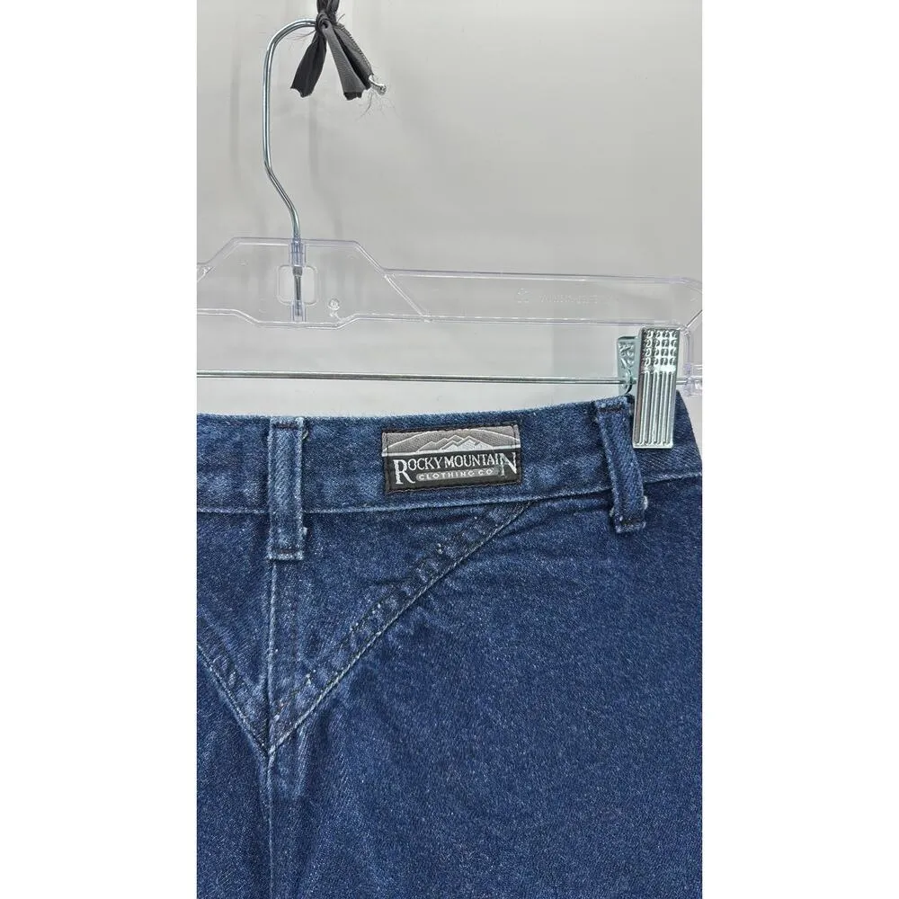 Vintage Rockies jeans dark wash high waisted jeans NFR rodeo western size 7/8 - Image 6