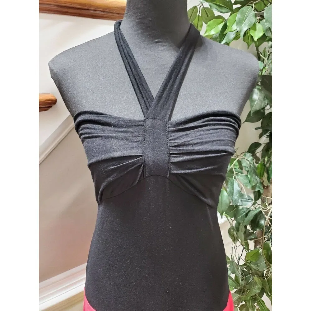 Shoreline Women Multicolor Polyester Off the Shoulder Knee Length Dress Size 30 - Image 2