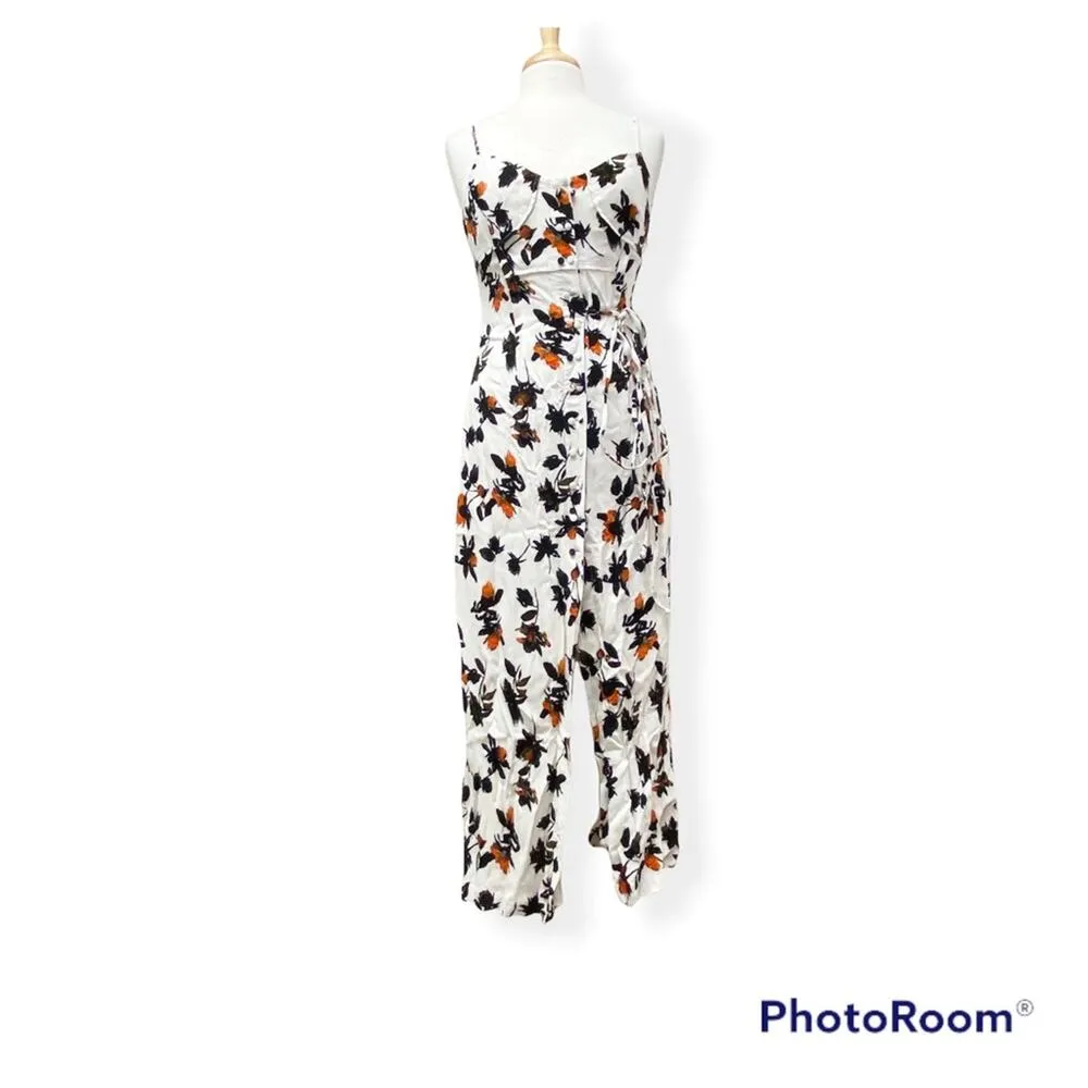 Derek Lam Floral Camisole Dress White 6 - Image 3