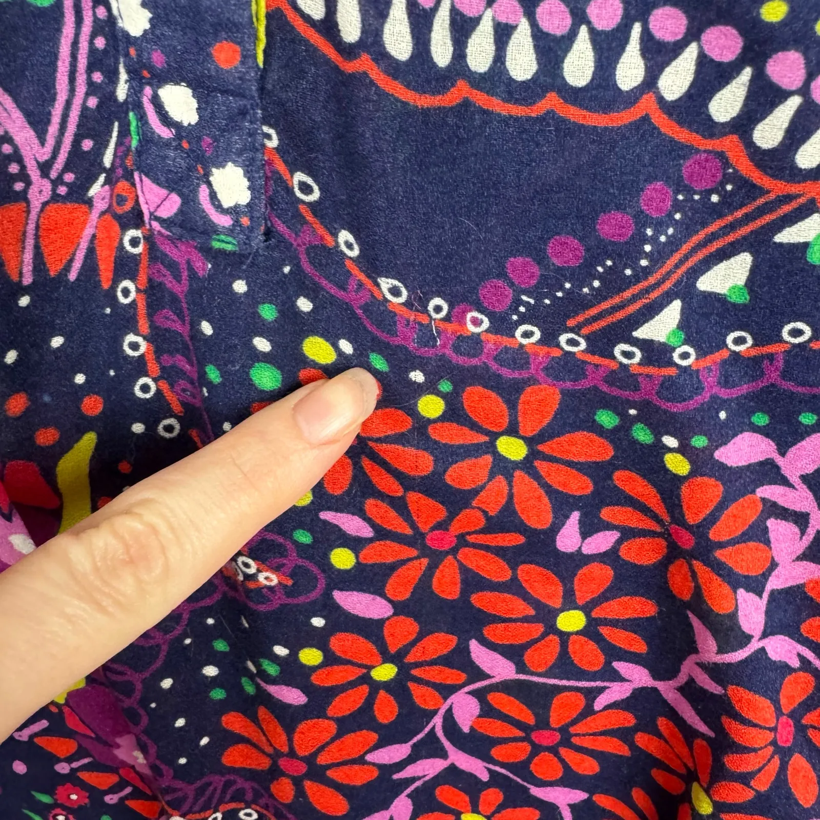 Lilly Pulitzer Womens Providence Top in Garden‎ Menagerie Sz XS Psychedelic 70s - Image 8