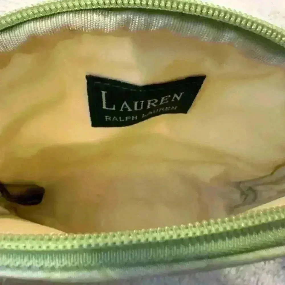 Ralph Lauren Y2K make up bag green - Image 4