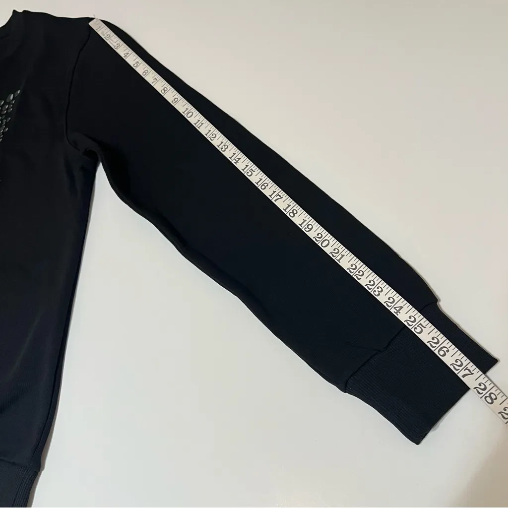 Cavalli Class Cavalli graphic croc Sweatshirt, black unisex size L women’s Size L - Image 5