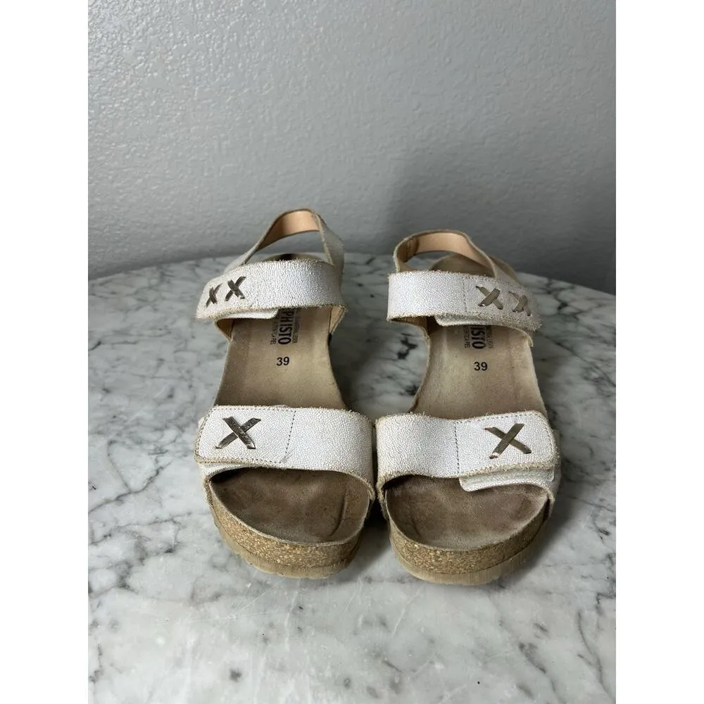 Mephisto Womens Wedge Sandals Size 39 US 9 - Image 2
